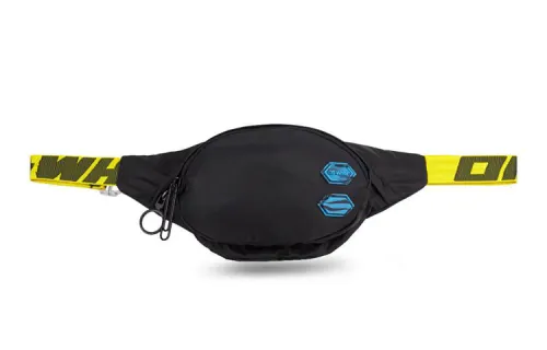 OFF WHITE Nylon Fanny Pack Men's Black