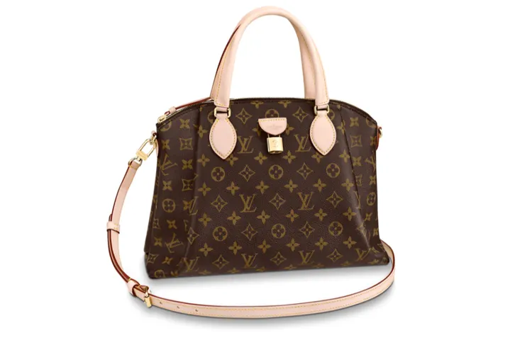 LOUIS VUITTON Rivoli Bag Mm Monogram Brown