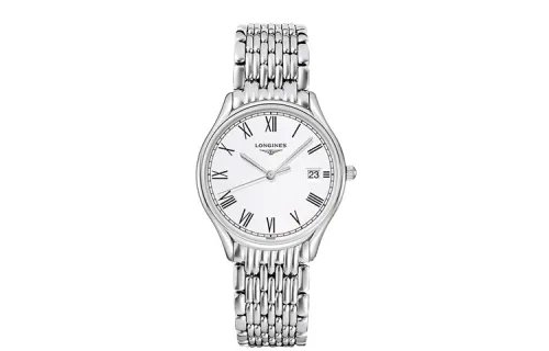 LONGINES Lvya Collection Quartz Movement Women's Watch 32mm White Dial Stainless Steel Case