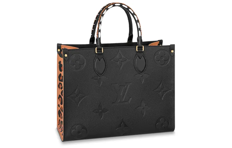 LOUIS VUITTON Onthego Mm Wild At Heart Black