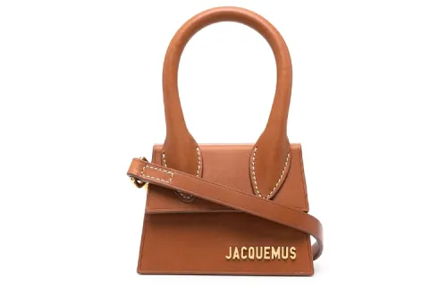 Jacquemus Cow Leather Handbag Women's Brown