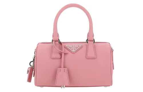 PRADA Cow Leather Handbag Regular Women's