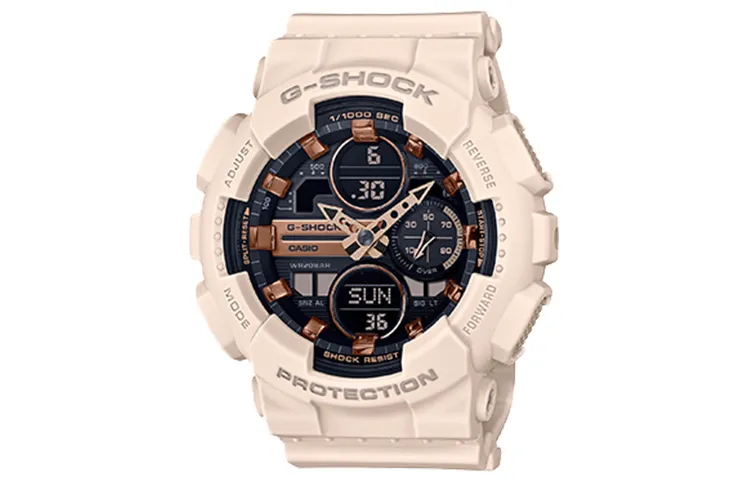 CASIO Women's Liquid Crystal/Analog Dual Display Series Black Watch