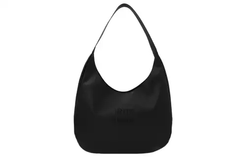 MIU MIU Leather Shoulder Bag, Handbag Women's Black