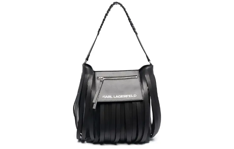 KARL LAGERFELD K/Fringe Hobo Bag