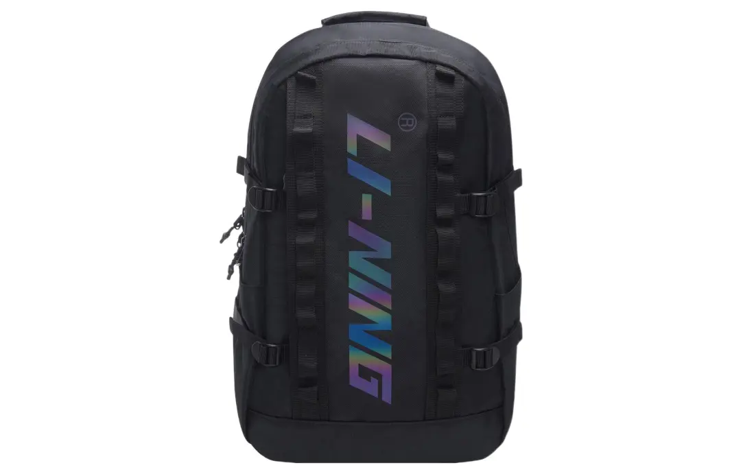 Li Ning Sports Life Collection Fabric Backpack Regular Unisex Black