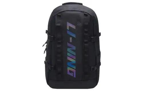 Li Ning Sports Life Collection Fabric Backpack Regular Unisex Black