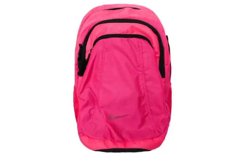 Nike Polyester Backpack Regular Unisex Rose Red