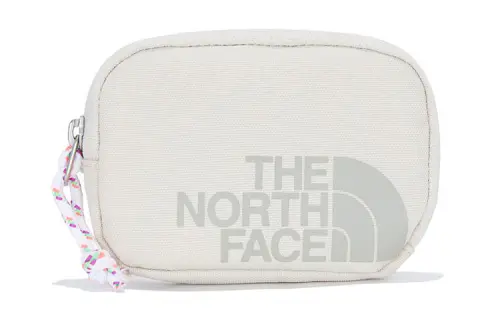 THE NORTH FACE Polyester Coin Purse Regular Unisex Ecru
