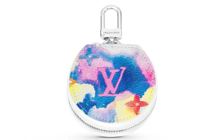 LOUIS VUITTON Summer Bundle Canvas Bucket Bag Earphone Case Women's Multicolor