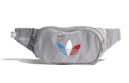 Adidas Originals Recycled Polyester Plain Weave Fanny Pack Unisex Gray