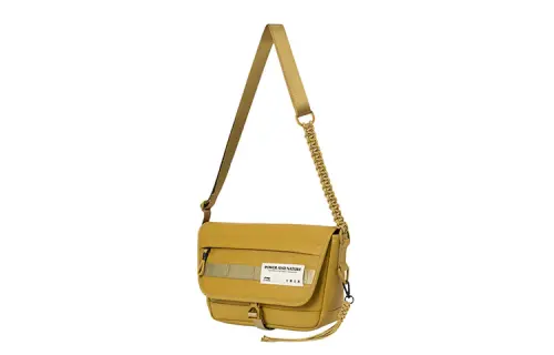 Li Ning CF Fabric Shoulder Bag, Crossbody Bag Regular Unisex Yellow