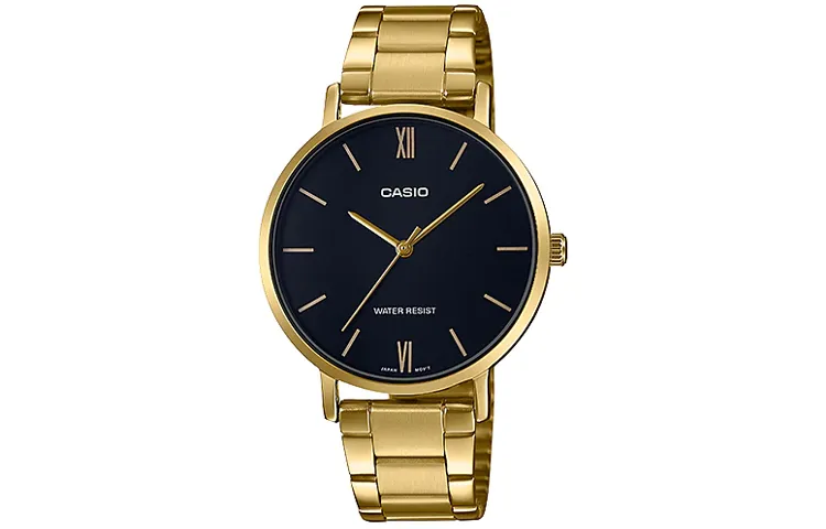 CASIO Women's Standard Series Black Watch LTP-VT01G-1B