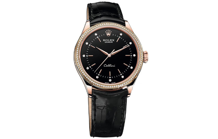 ROLEX Cellini Collection Automatic Mechanical Movement Waterproof Men's Watches Watch 39mm Black Dial