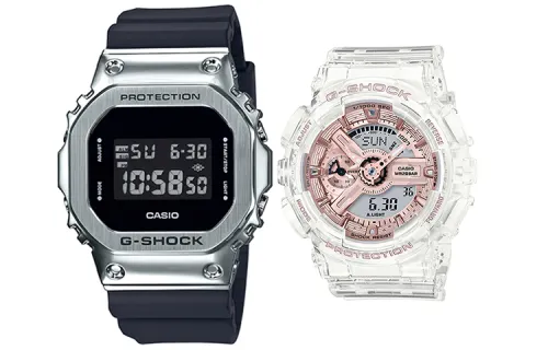 CASIO Unisex Pair Table Series Black Watch