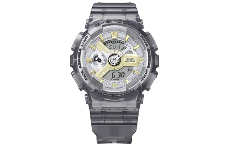 CASIO G SHOCK Quartz Movement Resin Strap Watch Women's Watch Gray Dial