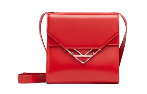 Bottega Veneta Cow Leather Handbag, Shoulder Bag, Crossbody Bag Women's Pepper Red