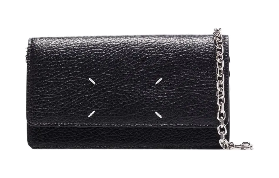 Maison Margiela Leather Wallets Women's Black