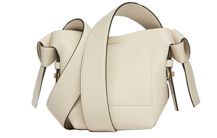 Женская сумка Acne Studios Musubi Micro (белая) — фото 3