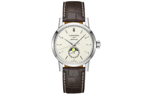 LONGINES 1832 Collection Automatic Mechanical Movement Men's Watches Watch 40mm White Dial Stainless Steel Case