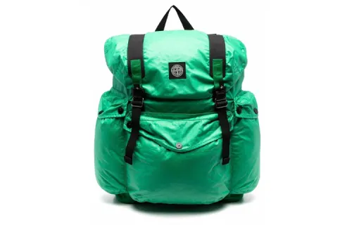 STONE ISLAND Cotton Backpack Regular Men's Green