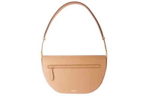 Burberry Olympia Adjustable Strap Leather Ellenpya Bag, Crescent Bag, Portable Crossbody Bag, Shoulder Bag Women's