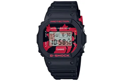 CASIO Men G-SQUAD Series Gray Watch DW-5600JK-1DR