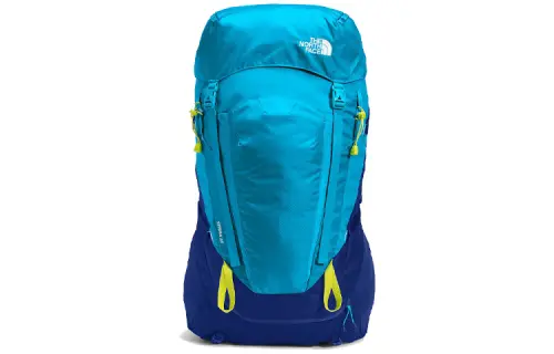 THE NORTH FACE Outdoor Bags Polyester Meridian Blue & Bolt Blue & Sulphur Spring Green Unisex