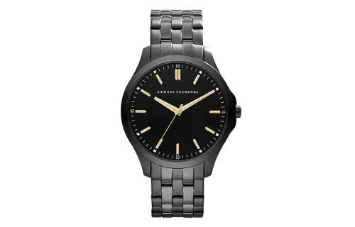 ARMANI EXCHANGEAE Wrist Watches Quartz Movement Stainless Steel Strap Black Dial Men's Watches