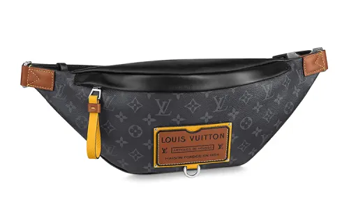 LOUIS VUITTON Discovery Bumbag Monogram Eclipse Gaston Label Savane Yellow