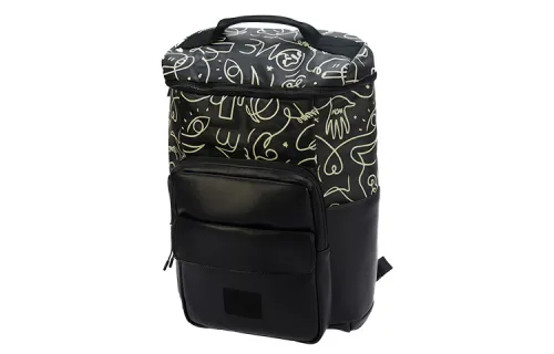Li Ning Wade X Artist DFT Collaboration Polyester Backpack Regular Unisex Black