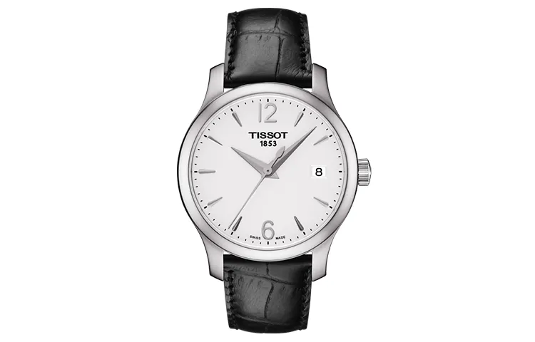 TISSOT Junya Collection Quartz Movement 30m Waterproof Women's Watch 33mm Silver Dial Stainless Steel Case