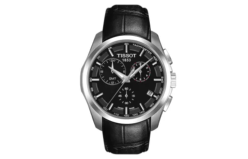 TISSOT Kutu Collection Quartz Movement 100m Waterproof Men's Watches Watch 41mm Black Dial Stainless Steel Case