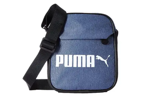 PUMA Nylon Fabric Shoulder Bag, Crossbody Bag Regular Unisex Blue