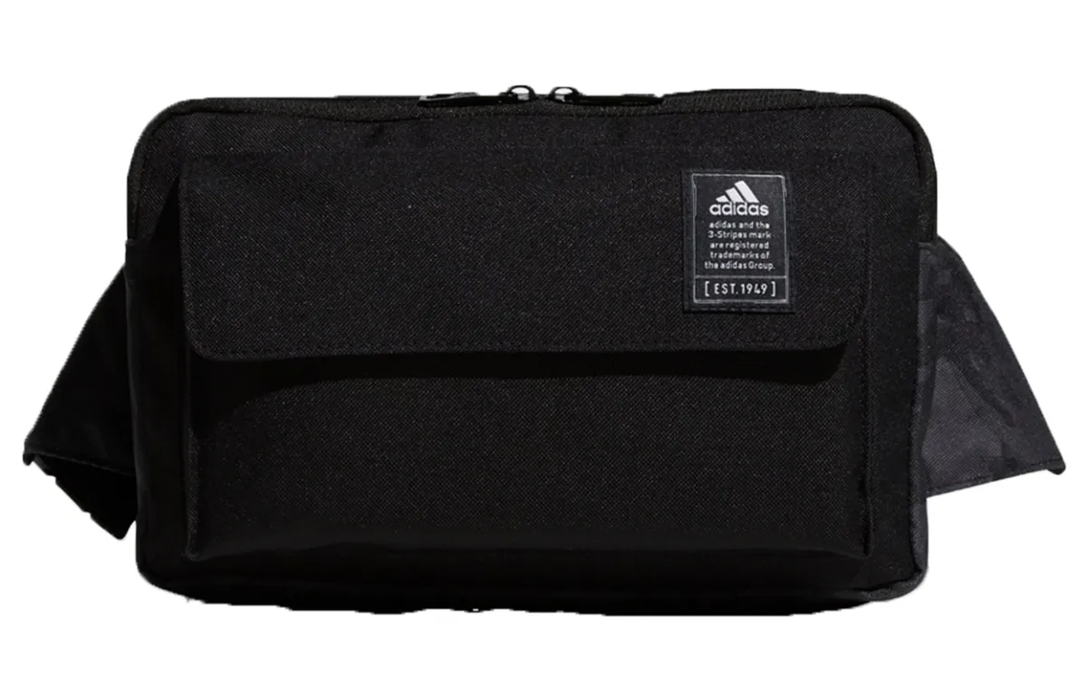 Adidas Polyester Sports Bag, Crossbody Bag Unisex Black