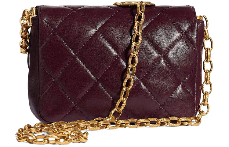 Женская сумка Chanel (вишневая) — фото 2