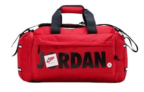 Jordan Large Capacity Polyester Gym Bag Large Unisex Bull Red