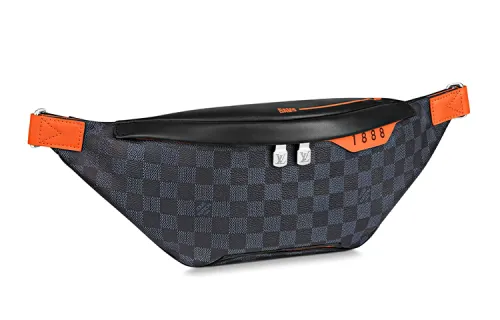 LOUIS VUITTON Discovery Bumbag Damier Cobalt Race Blue Orange