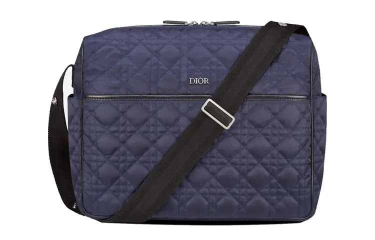 DIOR Technology Canvas Shoulder Bag, Crossbody Bag Kids' Marine Blue
