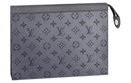 LOUIS VUITTON Pochette Voyage Mm Monogram Gunmetal Gray