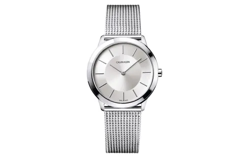 CALVIN KLEIN CK Quartz Wrist Watches Quartz Movement Stainless Steel Watchband Silver Dial Unisex
