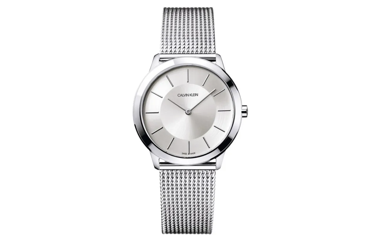 CALVIN KLEIN Quartz Wrist Watches Quartz Movement Stainless Steel Watchband Silver Dial Unisex