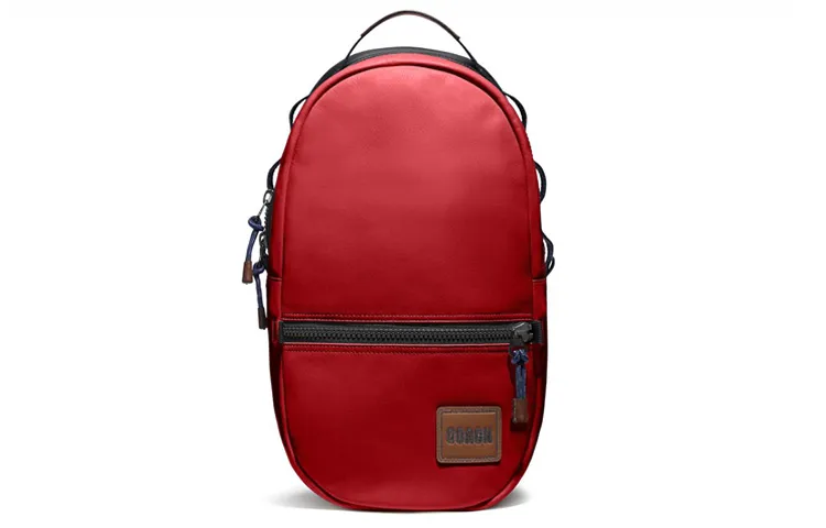 COACH Pacer Cow Leather With Textile Backpack Medium Unisex Red