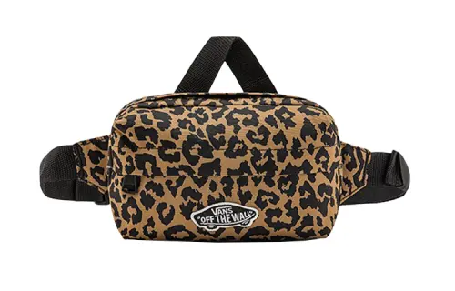 Vans Polyester Shoulder Bag, Crossbody Bag, Fanny Pack Regular Women's Leopard Print