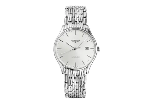 LONGINES Lvya Collection Automatic Mechanical Movement Men's Watches Watch 35mm Silver Dial Stainless Steel Case