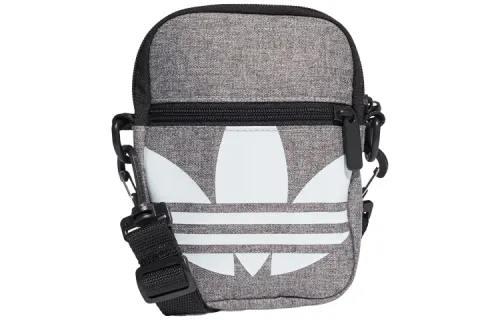 Adidas Originals Polyurethane One Shoulder Handbag, Crossbody Bag Regular Unisex Gray