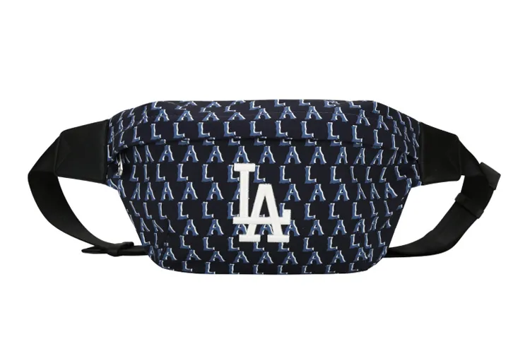 MLB Monogram Polyester Fanny Pack Regular Unisex Blue