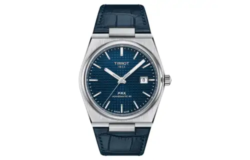 TISSOT PRX Collection Automatic Mechanical Movement Men's Watches Watch 40mm Blue Dial Steel Watch Case