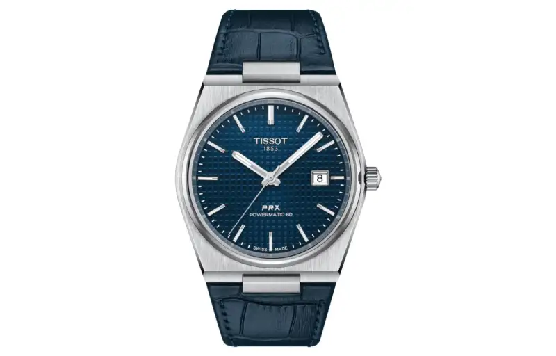 TISSOT PRX Collection Automatic Mechanical Movement Men's Watches Watch 40mm Blue Dial Steel Watch Case