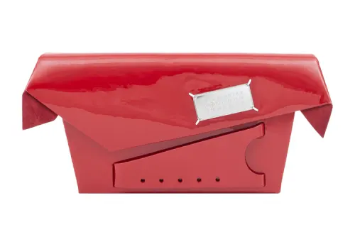 Maison Margiela Snatched Cow Leather Clutch Regular Unisex Red